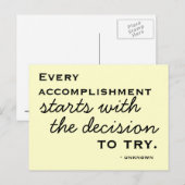 Geluk Inspiratie - Motivatie Briefkaart (Voorkant / Achterkant)