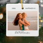 Geluk is 2 het Manuscript van de Handtekening van  Keramisch Ornament