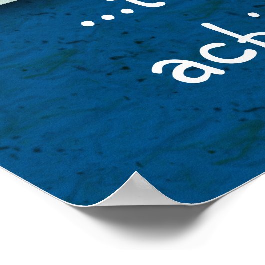 Geluk is...Achievement Print (Hoek)