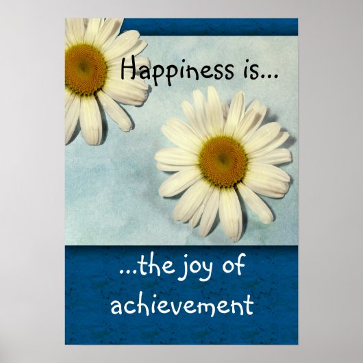 Geluk is...Achievement Print (Voorkant)