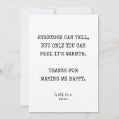 Geluk is als een scheet in je broek Grappige kaart (Achterkant)