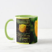 Geluk is als een vlinder mok (Links)