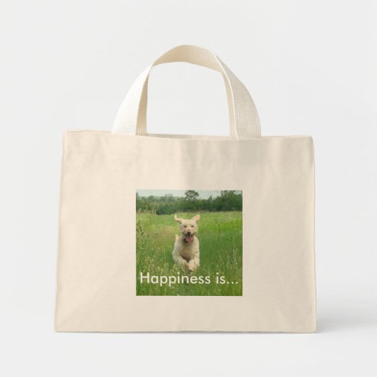 Geluk is ...Canvas tas (Voorkant)