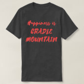 Geluk is Cradle Mountain T-shirt (Design voorkant)