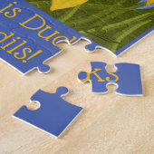 Geluk is Daffodils en Ducks Legpuzzel (Zijkant)