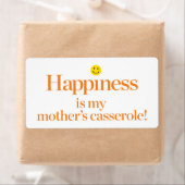 Geluk is de Casserole van mijn moeder Etiket (Insitu)