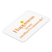 Geluk is de Casserole van mijn moeder Magneet (Linkerzijde)