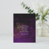 Geluk is de sleutel tot het succes dat Citaat uitb Briefkaart (Staand voorkant)