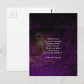 Geluk is de sleutel tot het succes dat Citaat uitb Briefkaart (Voorkant / Achterkant)