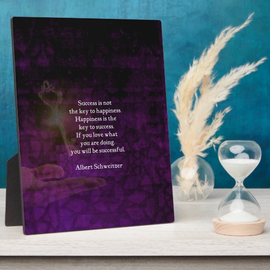 Geluk is de sleutel tot het succes dat Citaat uitb Fotoplaat (Zijkant)