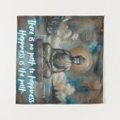 GELUK IS DE WEG WANDKLEED (Voorkant (horizontaal))