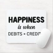 geluk is debitering = creditering accountant muismat (Met muis)