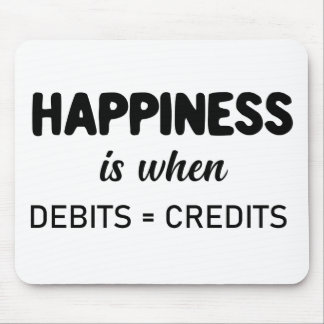 geluk is debitering = creditering accountant muismat