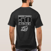 Geluk is een 50 Incher T-shirt (Achterkant)