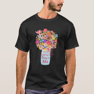 Geluk is een Abi-bloem zijn voor oma's T-shirt
