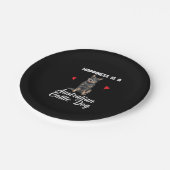 Geluk is een Australische runderhond Papieren Bordje (Gekanteld)