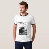 Geluk is een auto genaamd Land Rover. T shirt (Voorkant volledig)