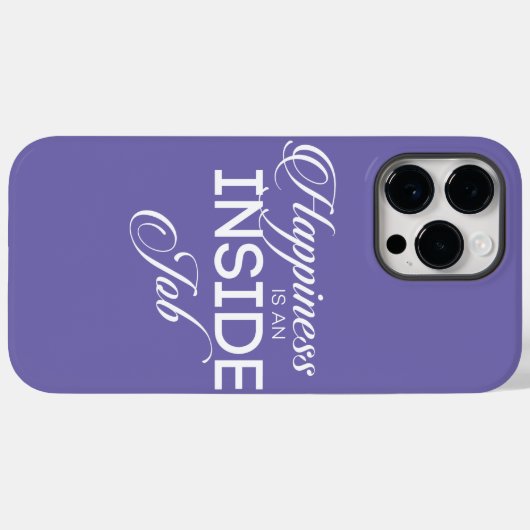 Geluk is een binnenbaan Case-Mate iPhone case (Achterkant (horizontaal))