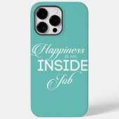 Geluk is een binnenbaan Case-Mate iPhone case (Achterkant)