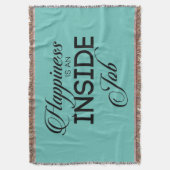 Geluk is een binnenbaan deken (Voorkant Verticaal)