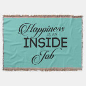 Geluk is een binnenbaan deken (Voorkant)