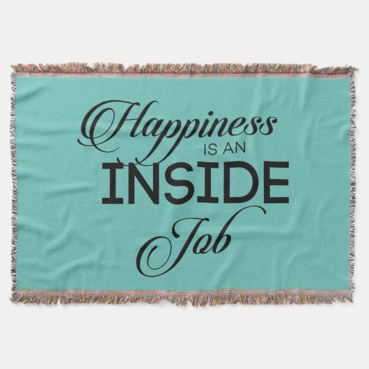 Geluk is een binnenbaan deken (Voorkant)