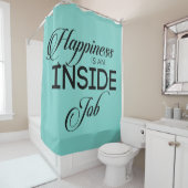 Geluk is een binnenbaan douchegordijn (In situ)