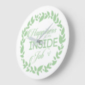 Geluk is een binnenbaan-groen, grote klonen grote klok (Hoek)