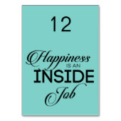 Geluk is een binnenbaan kaart (Achterkant)