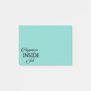 Geluk is een binnenbaan post-it® notes
