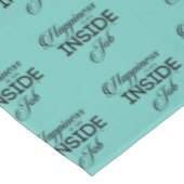 Geluk is een binnenbaan tafelkleed (Gekanteld)