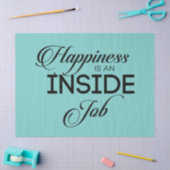 Geluk is een binnenbaan tissuepapier (Craft)