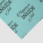 Geluk is een binnenbaan tissuepapier (Detail)