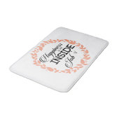 Geluk is een binnenste baan met een wiskund badmat (Gekanteld)