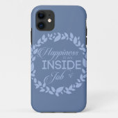 Geluk is een binnenste blauwe kreet Case-Mate iPhone case (Achterkant)