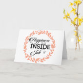 Geluk is een binnenwerk met een grote kans kaart (Gele Bloem)