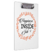 Geluk is een binnenwerk met een grote kans klembord (Rechts)