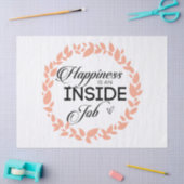 Geluk is een binnenwerk met een grote kans tissuepapier (Craft)