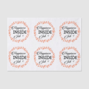 Geluk is een binnenwerk met een grote kans tissuepapier