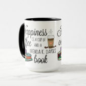 Geluk is een Brenda K Davies Book Mok (Voorkant links)