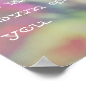 Geluk is een Butterfly - Inspirerende Citaat Poster (Hoek)