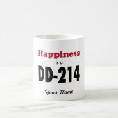 Geluk is een DD-214 Koffiemok (Center)