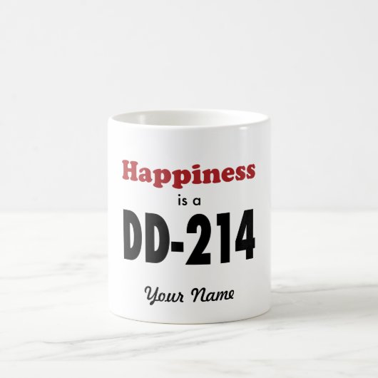 Geluk is een DD-214 Koffiemok (Center)
