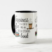 Geluk is een Erica Stevens boek Mok (Voorkant links)