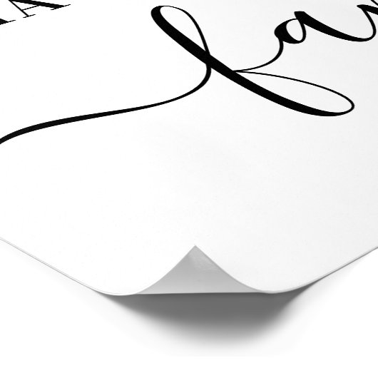 Geluk is een familie zoals deze foto-inklage poster (Hoek)