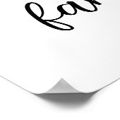 Geluk is een familie zoals dit hartvormig collage poster (Hoek)