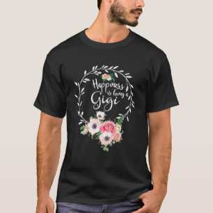 Geluk is een Gigi Women Floral Decor Grand T-shirt