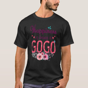 Geluk is een gogo van alle vrouwen die een afschei t-shirt