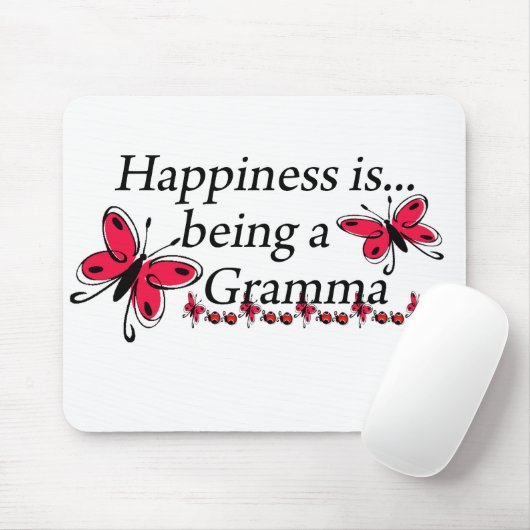 Geluk is een grammafluitje muismat (Met muis)