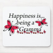 Geluk is een grammafluitje muismat (Voorkant)